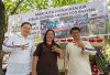 REBN Bersama Belasan Komunitas Tebar 120 Liter Eco Enzyme, Kambang Iwak Palembang Kian Lestari  ​