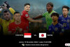  Head to Head Indonesia vs Jepang, 15 Kali Bertemu, Menang 5 kali, kalah 8 Kali, Seri 2 Kali