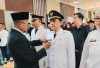 Hari Minggu, Wako Arlan Lantik 12 Kepala OPD dan 245 ASN