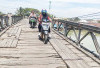 Kayu dan Besi Pengikat Jembatan Deli Keramasan Banyak Rusak