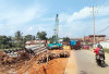 Progres Pembagunan Jembatan Layang Gandus