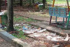Sampah di Taman GOR Lahat, DLH Sebut Tanggung Jawab Dispora